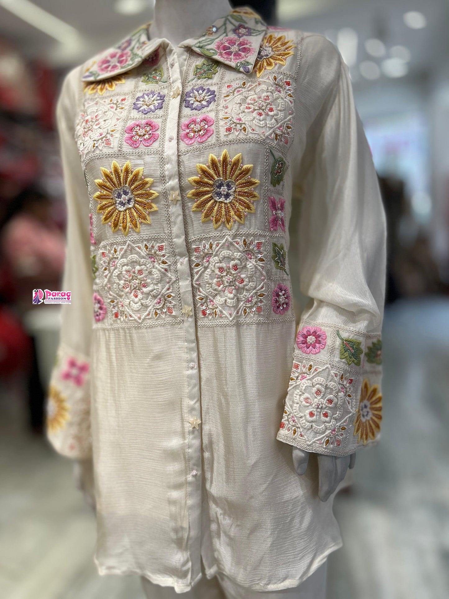 Off-White Chinon Co-ord Set