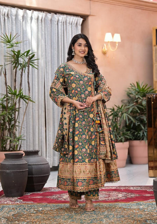 Angrakha Anarkali Suit set